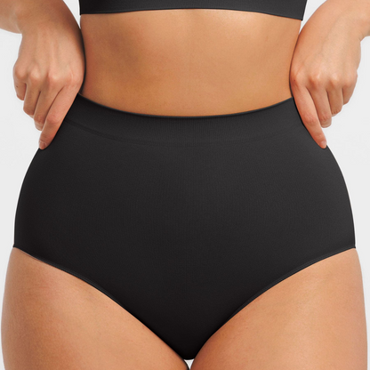 Culotte Haute Antibactérienne Sans Couture – Ventre Plat & Fesses Galbées