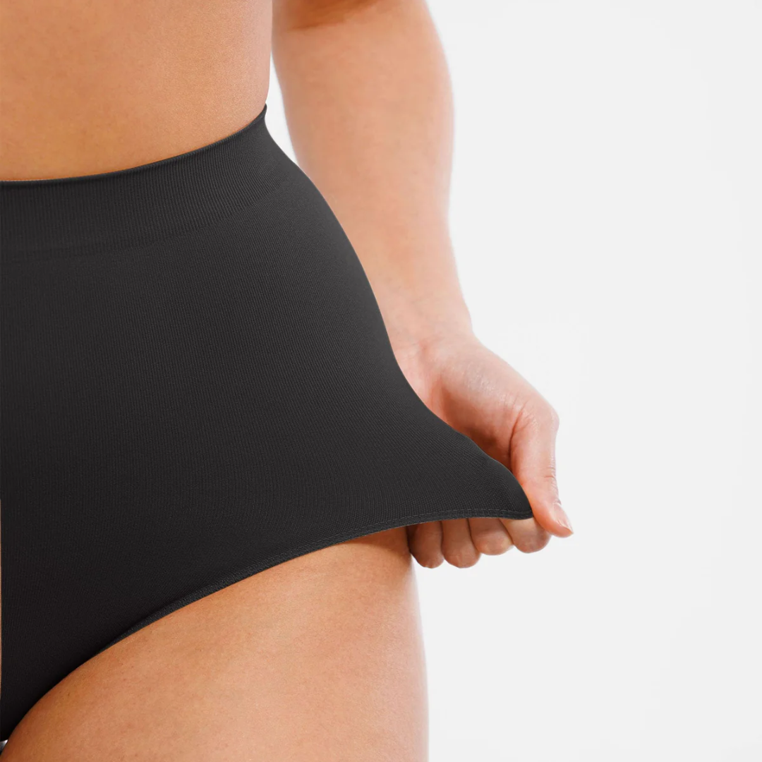 Culotte Haute Antibactérienne Sans Couture – Ventre Plat & Fesses Galbées