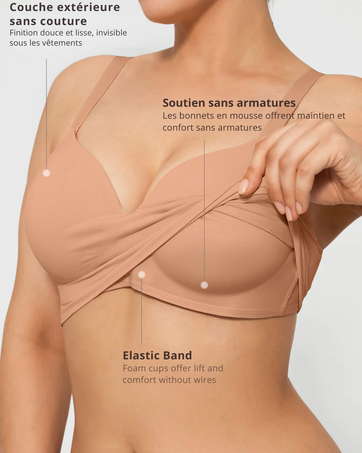 Brassière confort double couche